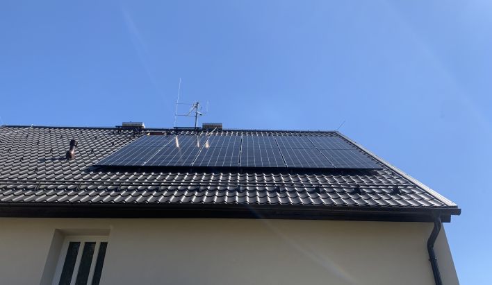 Realizace fotovoltaiky: RD Kladno 
