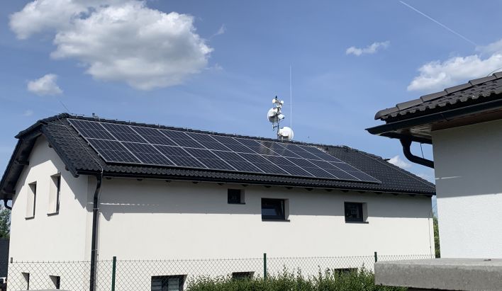 Realizace fotovoltaiky: RD Kyšice 