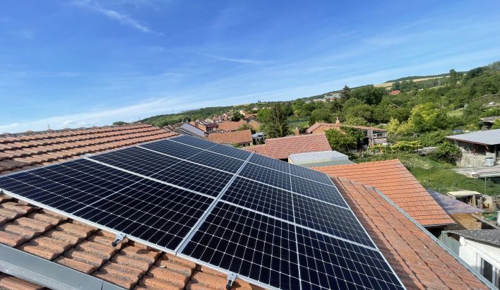 Realizace fotovoltaiky: RD Němčany 