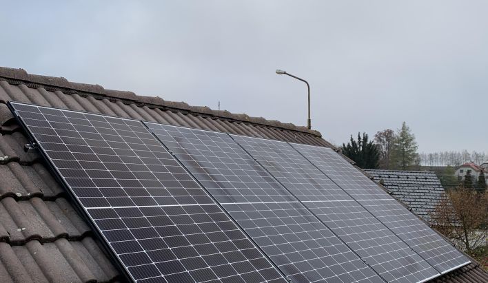 Realizace fotovoltaiky: RD Česká Bělá 