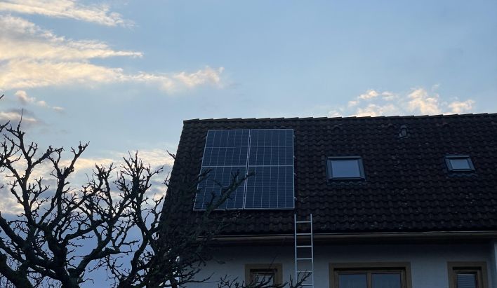 Realizace fotovoltaiky: RD Budíškovice