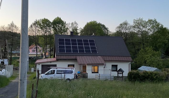 Realizace fotovoltaiky: RD Horní Heřmanice