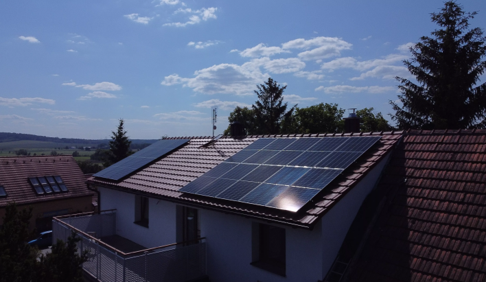 Realizace fotovoltaiky: RD Dnešice