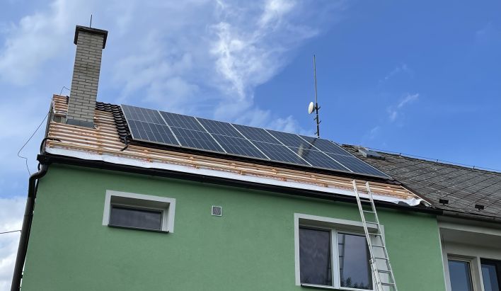 Realizace fotovoltaiky: RD Moravičany