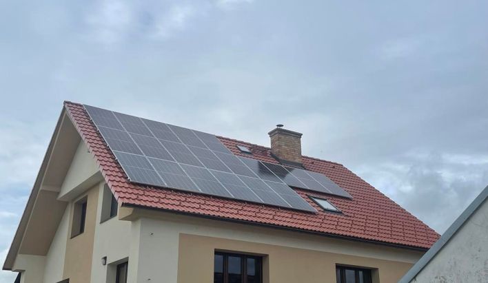 Realizace fotovoltaiky: RD Olešnice